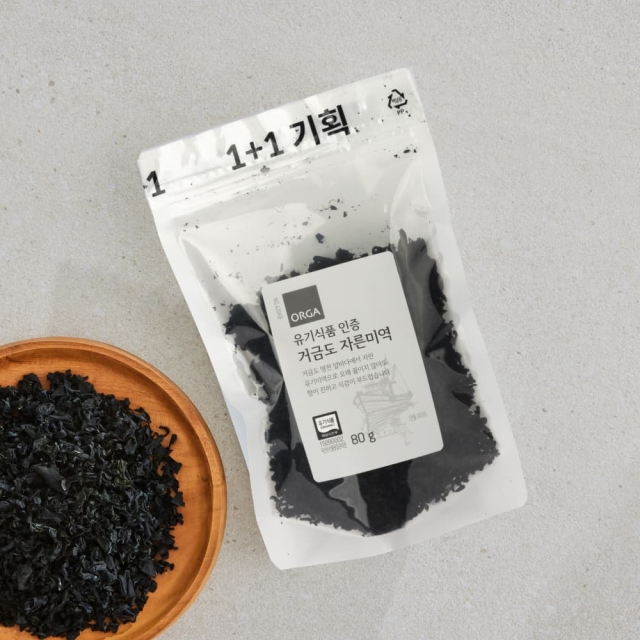 ORGA [1+1] ORGA 친환경 자른미역 80g