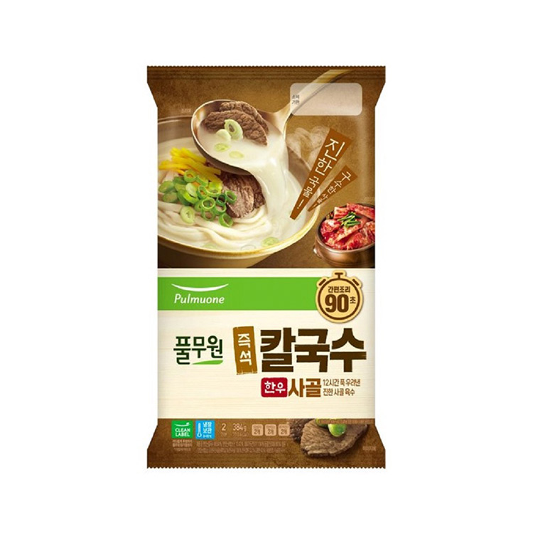 풀무원)즉석사골칼국수384g