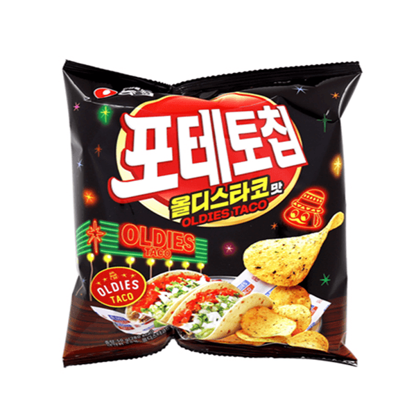 농심 포테토칩 올디스타코맛 50g