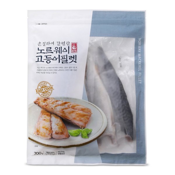 손질 노르웨이 고등어 필렛 700G(팩)