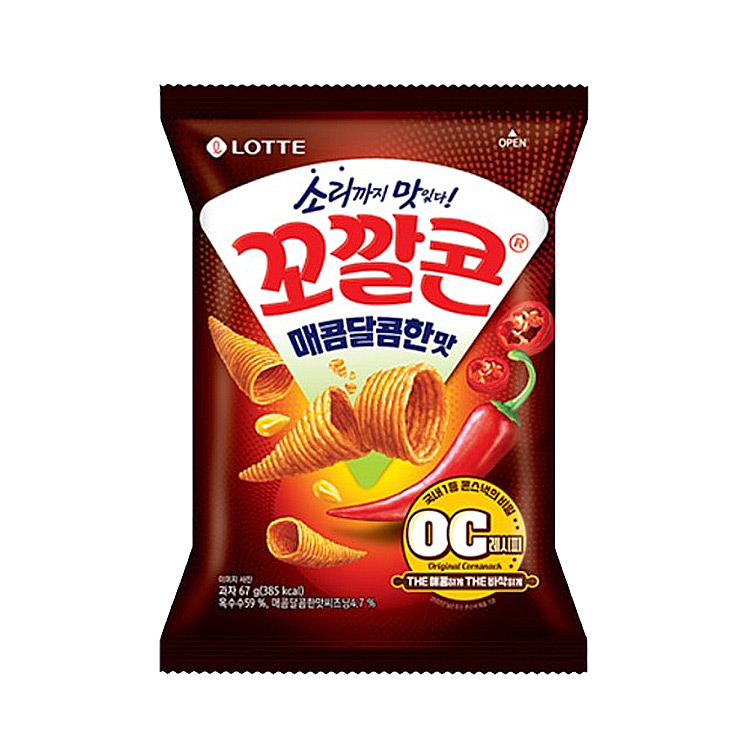 롯데)꼬깔콘매콤달콤(봉지)