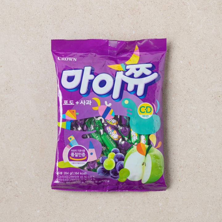 마이쮸 포도+사과 284g