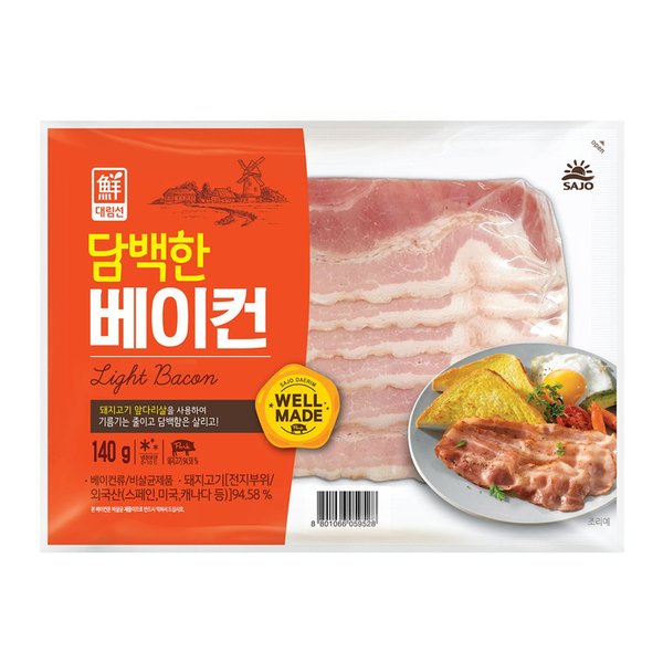 사조대림 담백한 베이컨 140G