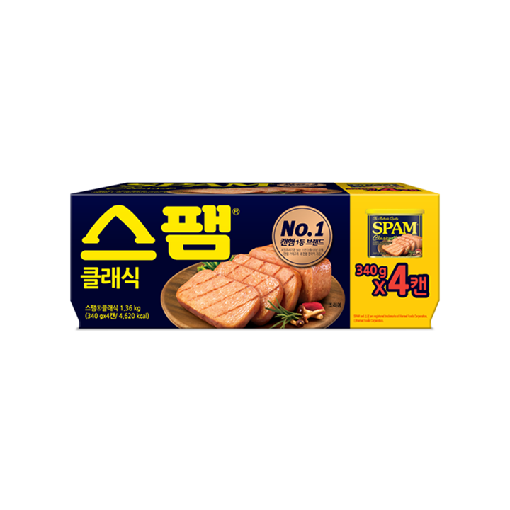 CJ 스팸 클래식340g*4