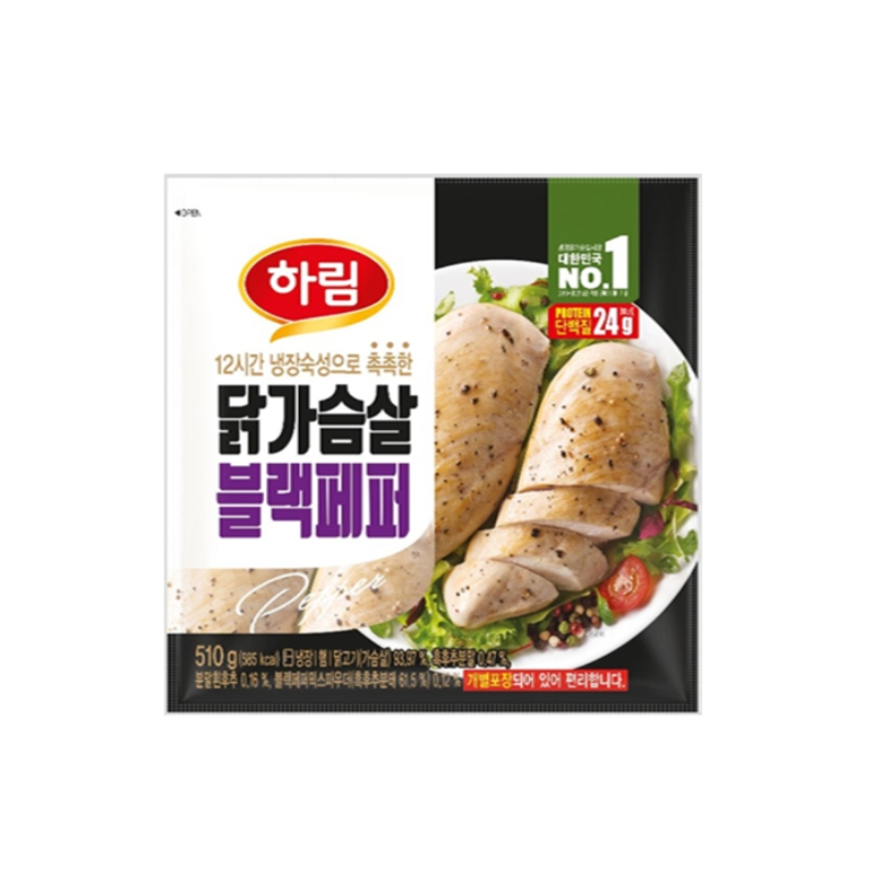 하림)닭가슴살블랙페퍼510g