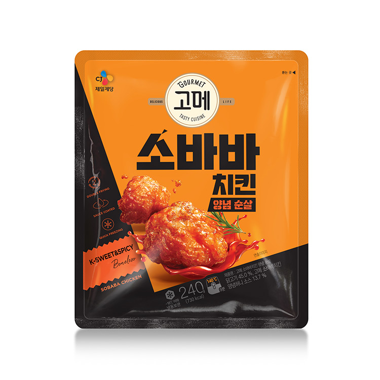 CJ)고메소바바치킨양념순살240G