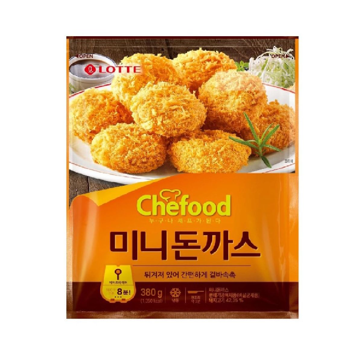 롯데 쉐푸드 미니 돈까스 380G