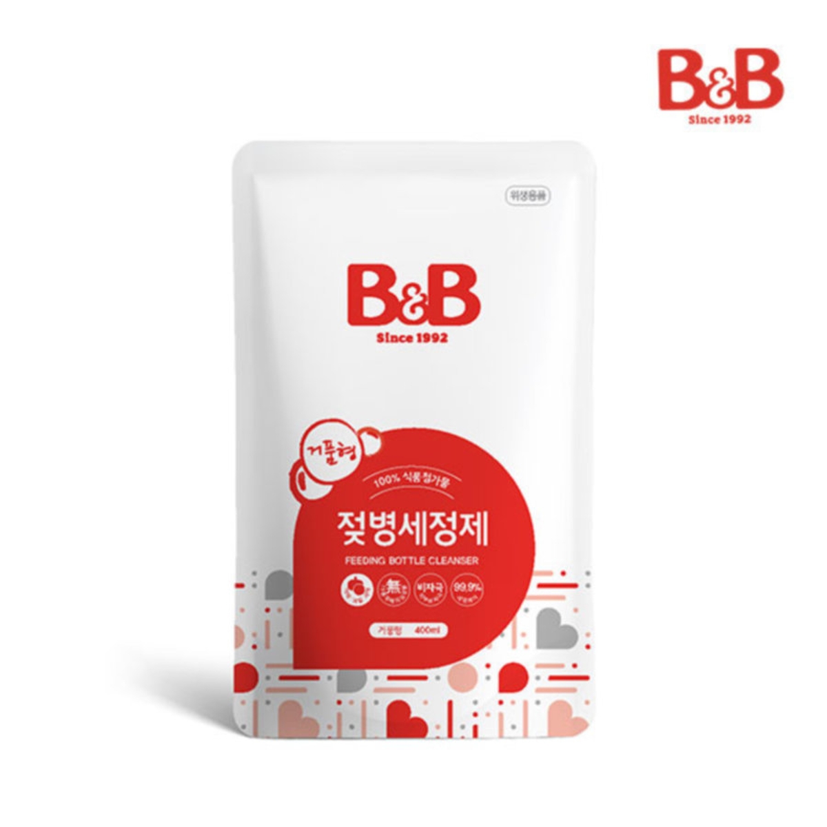 보령 B&B 젖병세정제 거품형 리필 400ML