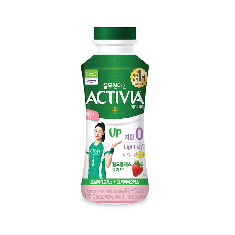 풀무원)다논 액티비아 UP 딸기 210ml