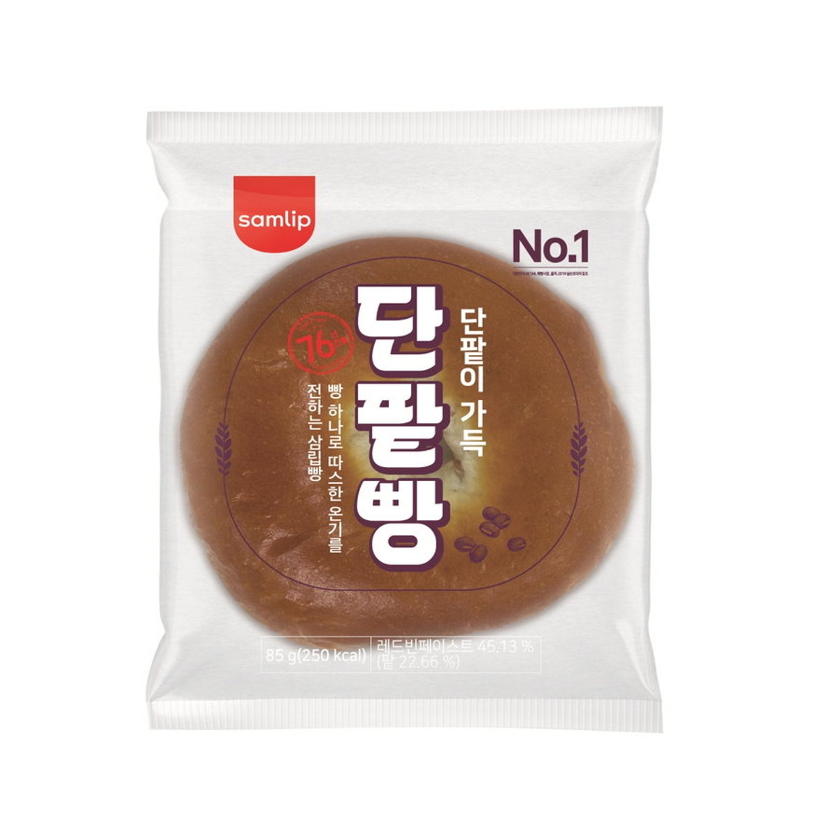 삼립 통단팥이 가득 단팥빵 85G