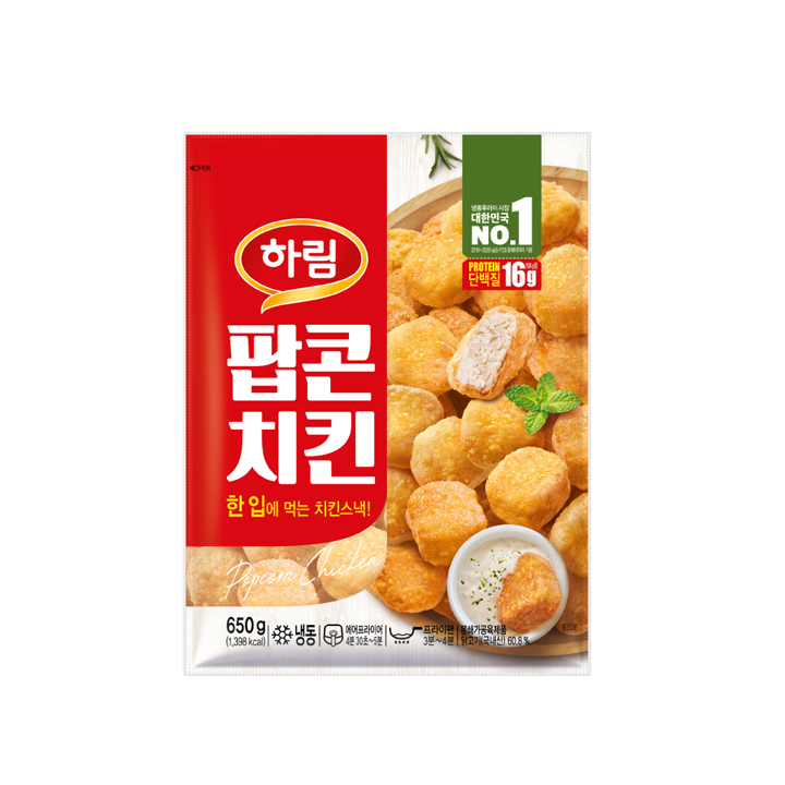 하림 팝콘치킨650g