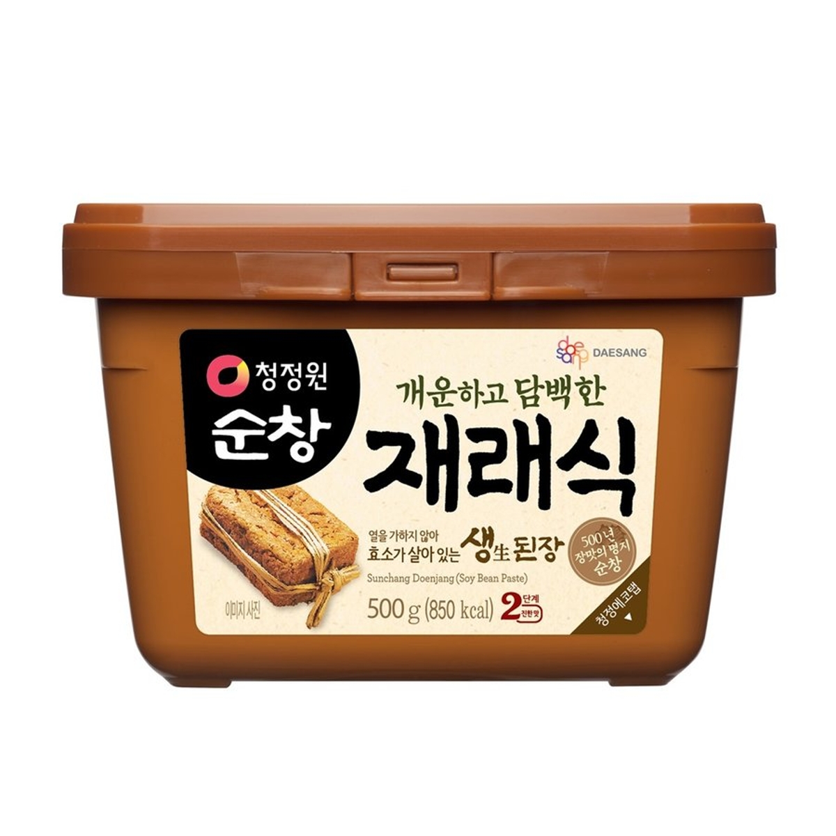 대상 청정원 순창 재래식 안심 생된장 500G