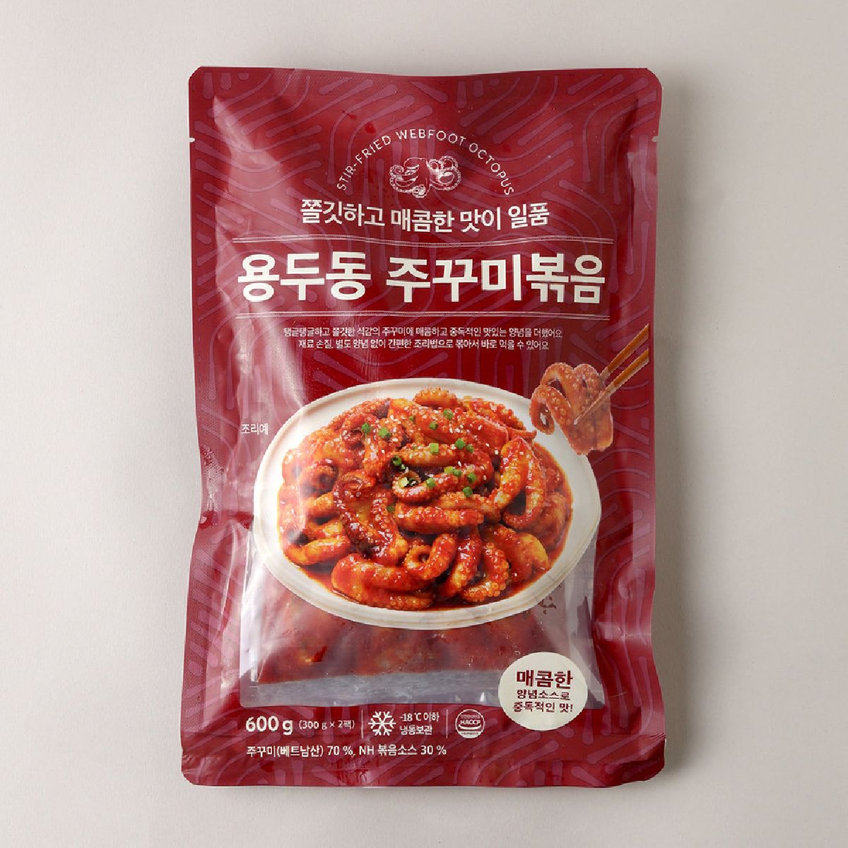 용두동 주꾸미볶음 600G(300Gx2)(팩)