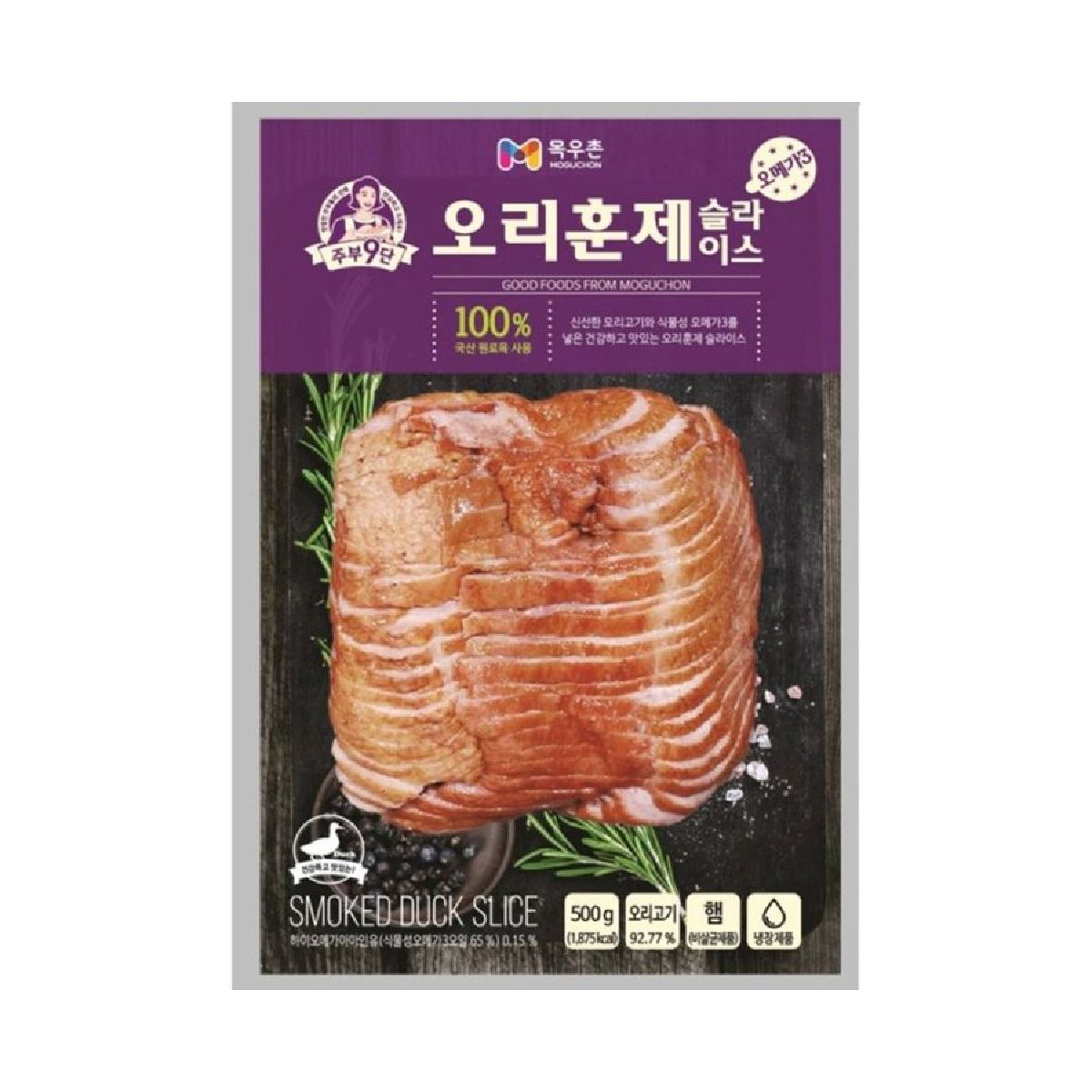 농협목우촌 주부9단 오리 훈제 슬라이스 500G