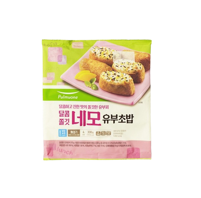 풀무원)달콤쫄깃네모유부초밥330g