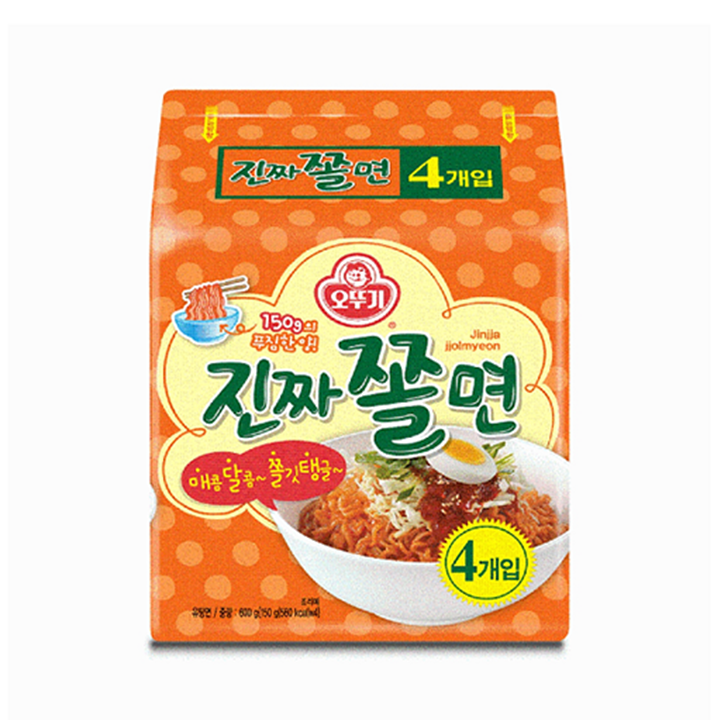 오뚜기 진짜쫄면 150g*4입