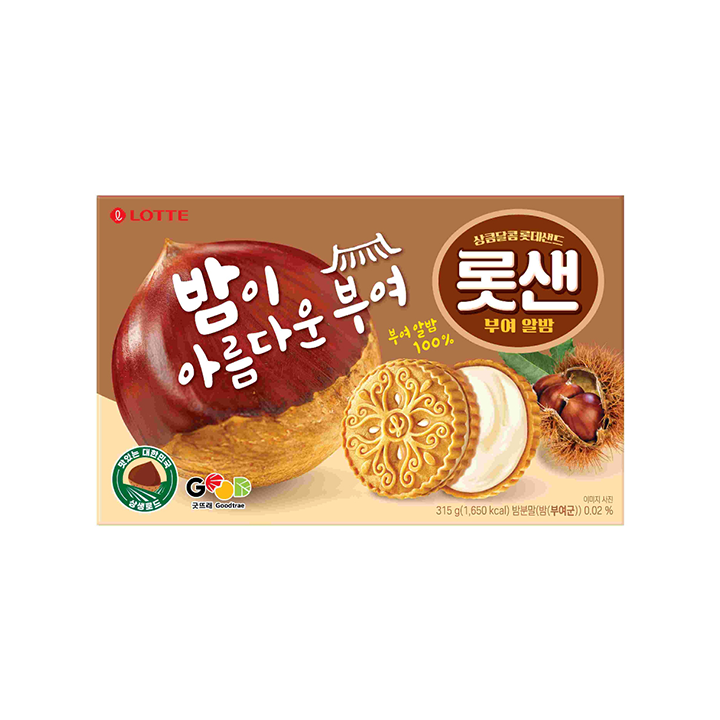 롯데 롯샌 부여알밤 315g