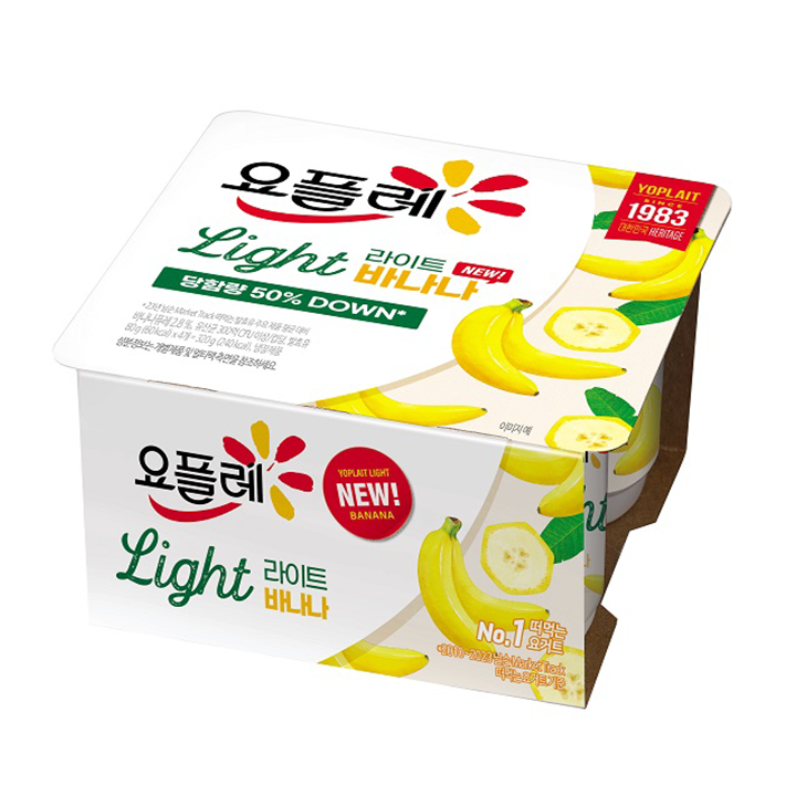 빙그레 요플레 라이트 바나나 80g*4