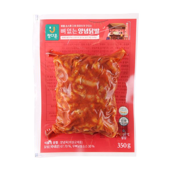 정다운 뼈없는 양념닭발 350G