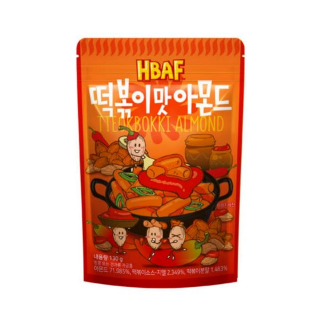 HBAF)떡볶이맛아몬드120g