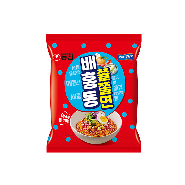 농심)배홍동쫄쫄면(봉지)