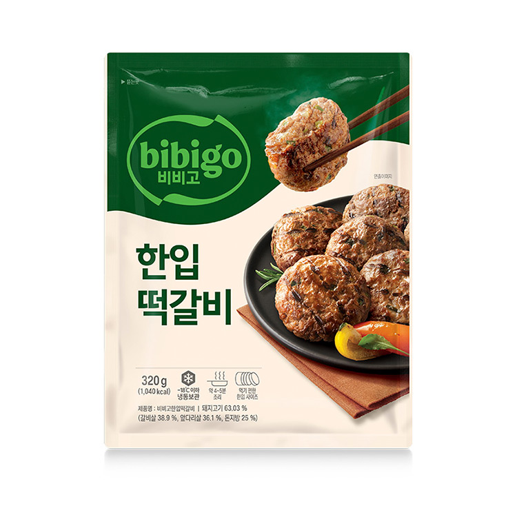 CJ)비비고한입떡갈비320G