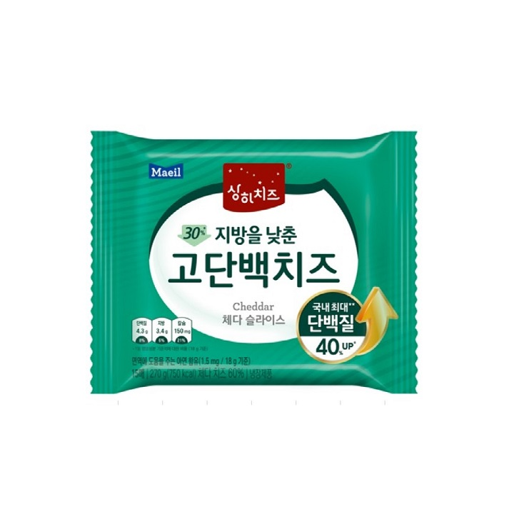 매일 지방을 낮춘 고단백치즈 270g