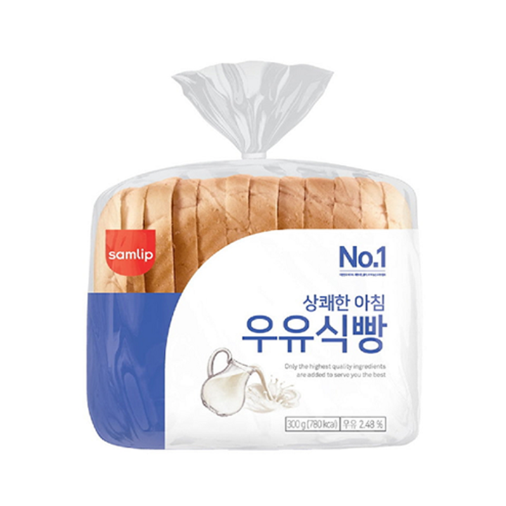 삼립 상쾌한아침 우유식빵 300g