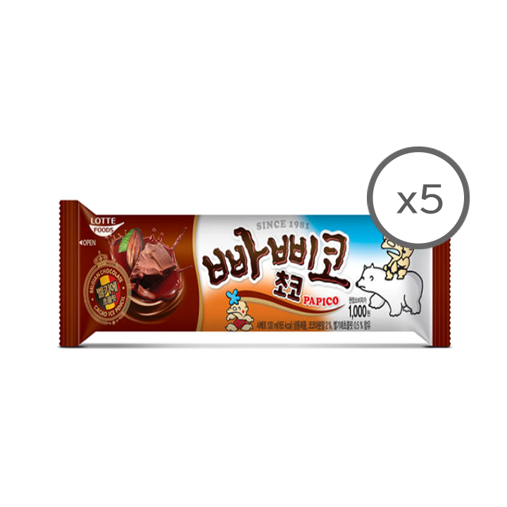 롯데 빠삐코 5입 멀티