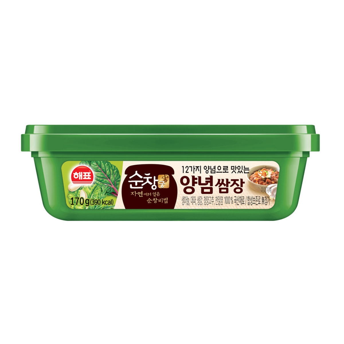 해표 순창 궁 발아콩 12가지 양념 쌈장 170G