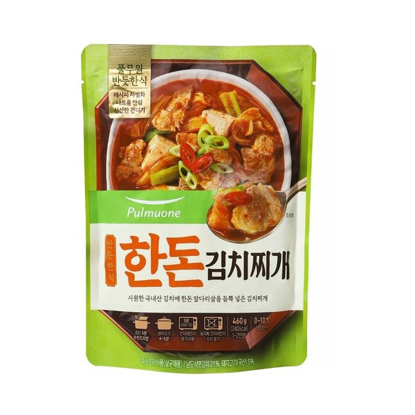 풀무원 반듯한식 한돈 김치찌개 460G