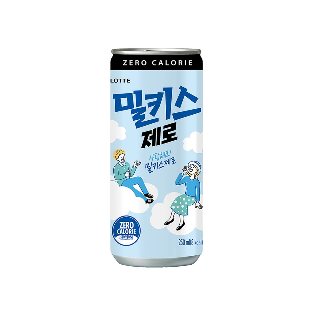 롯데)밀키스제로캔250ml