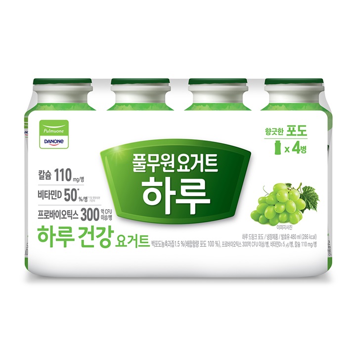 다논 하루요거트 포도 120ml*4