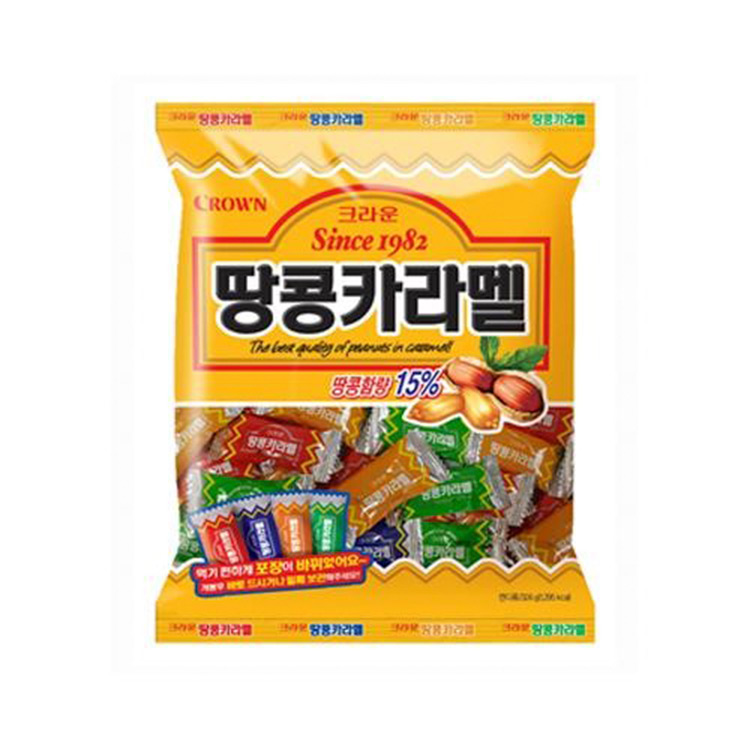 크라운)땅콩카라멜324g