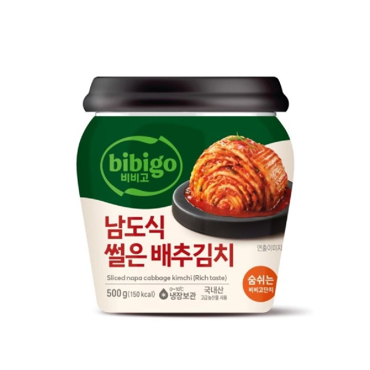 씨제이 비비고 남도식 썰은 배추김치 500G