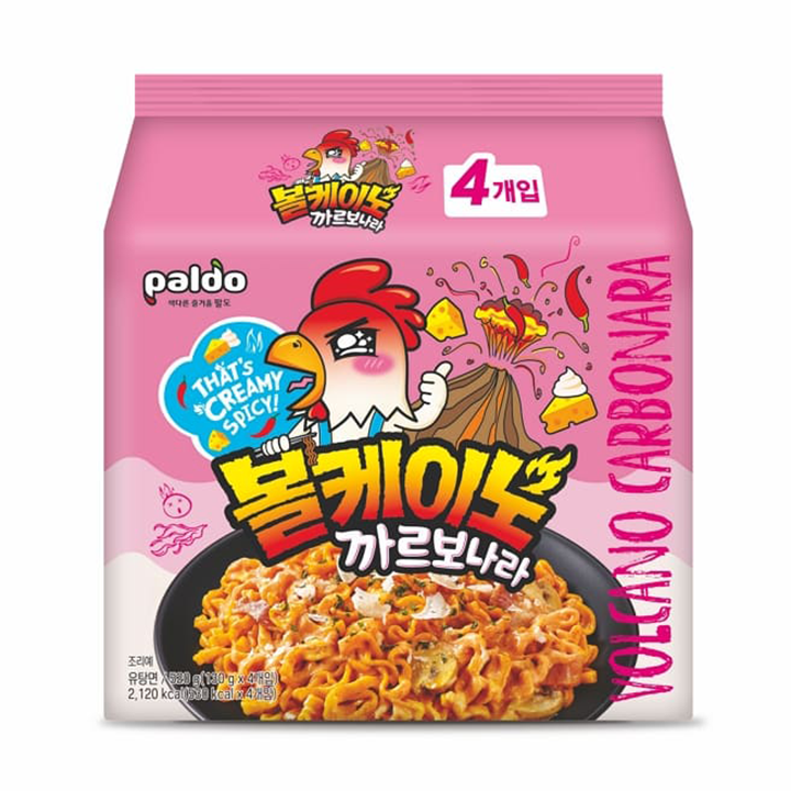 팔도 볼케이노 까르보나라 130g*4개