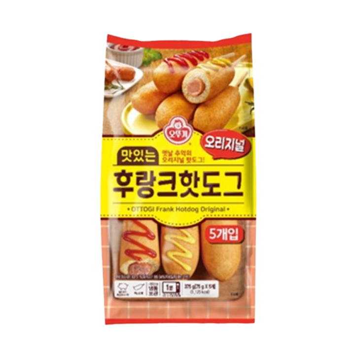 오뚜기 맛있는후랑크핫도그 오리지널 375g