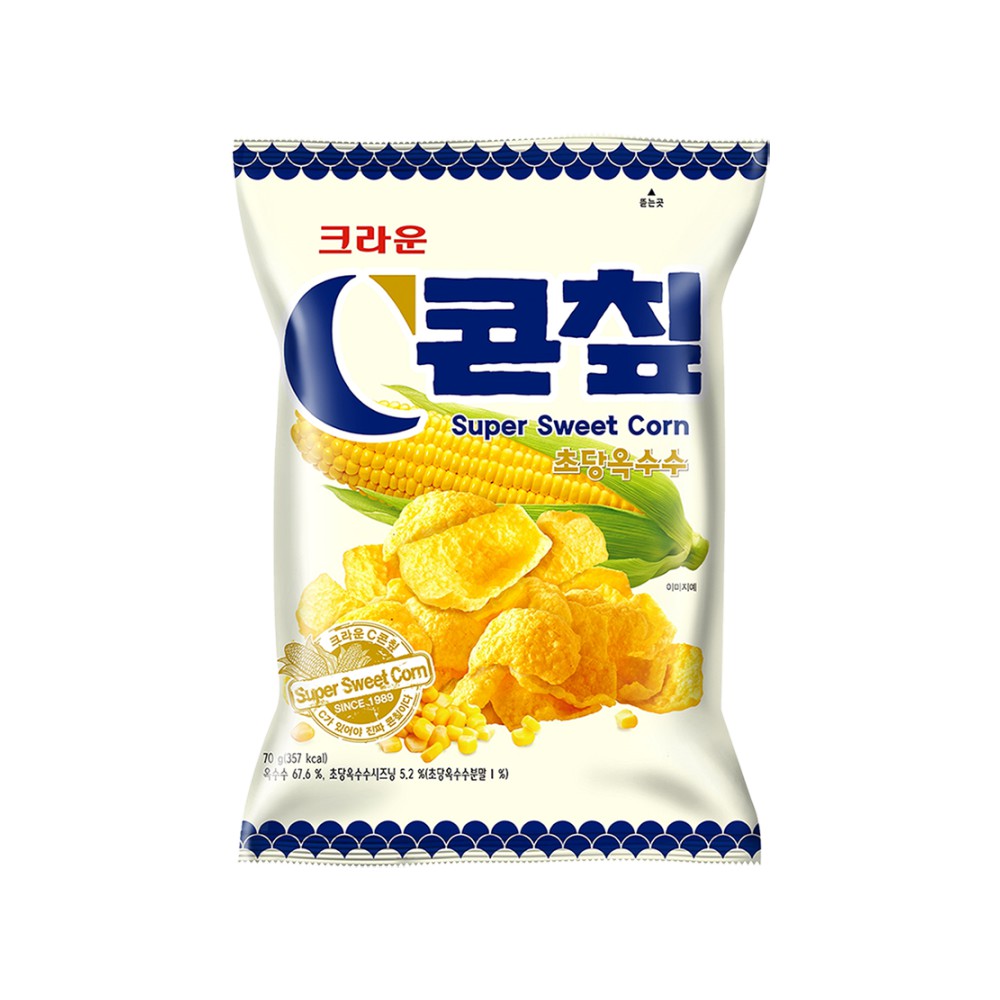 크라운)콘칩초당옥수수70g