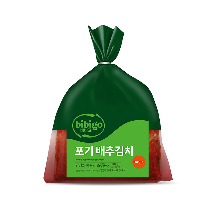 CJ)비비고/베이직 포기배추김치_2.5KG