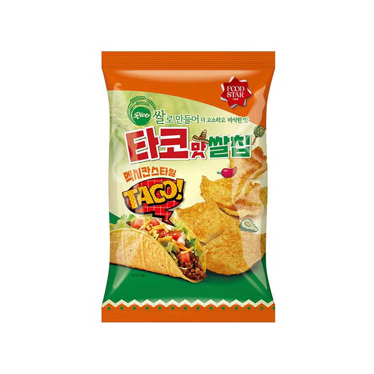 제드)타코맛쌀칩60G