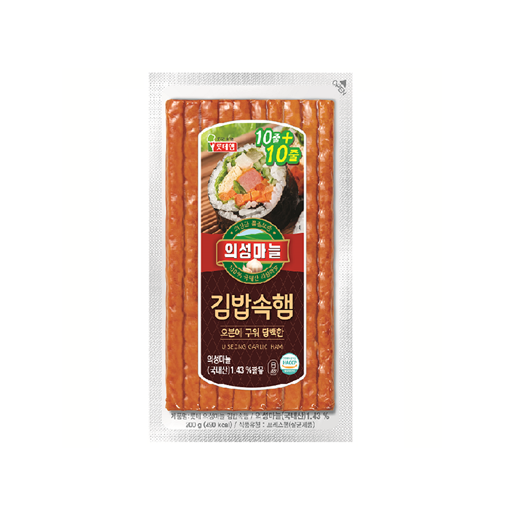 롯데 의성마늘 김밥속햄 200g