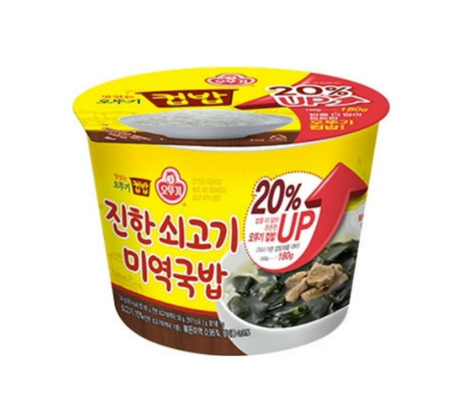 오뚜기)맛있는컵밥 진한쇠고기미역국밥314g