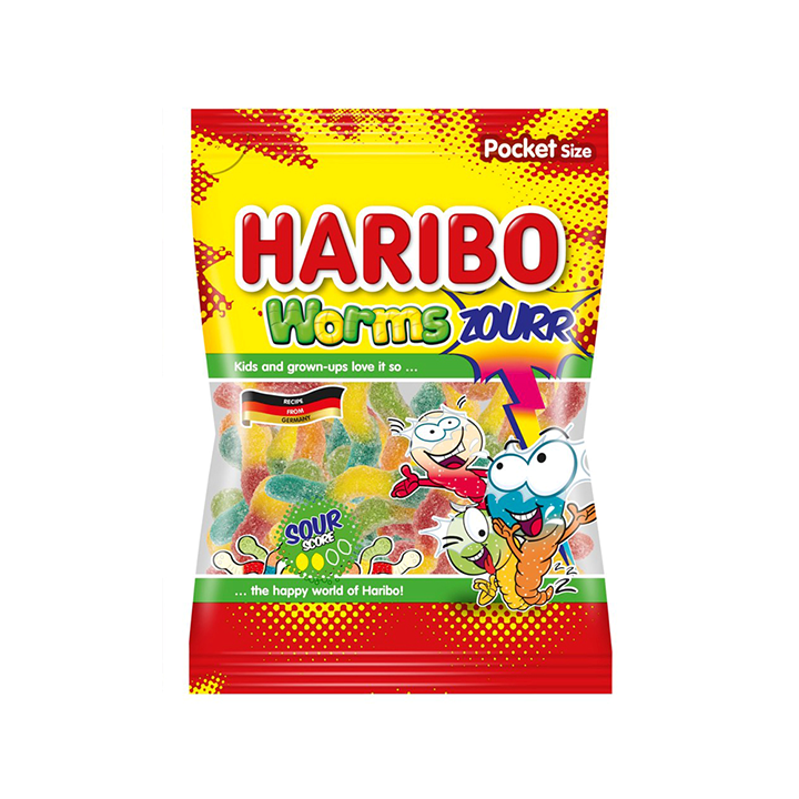 하리보 웜즈 사우어 80g