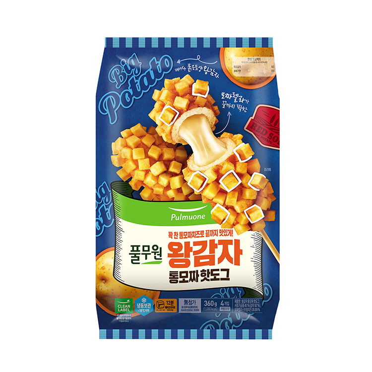 풀무원)왕감자모짜렐라핫도그360g