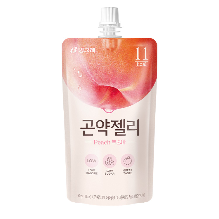 빙그레)곤약젤리복숭아130ML