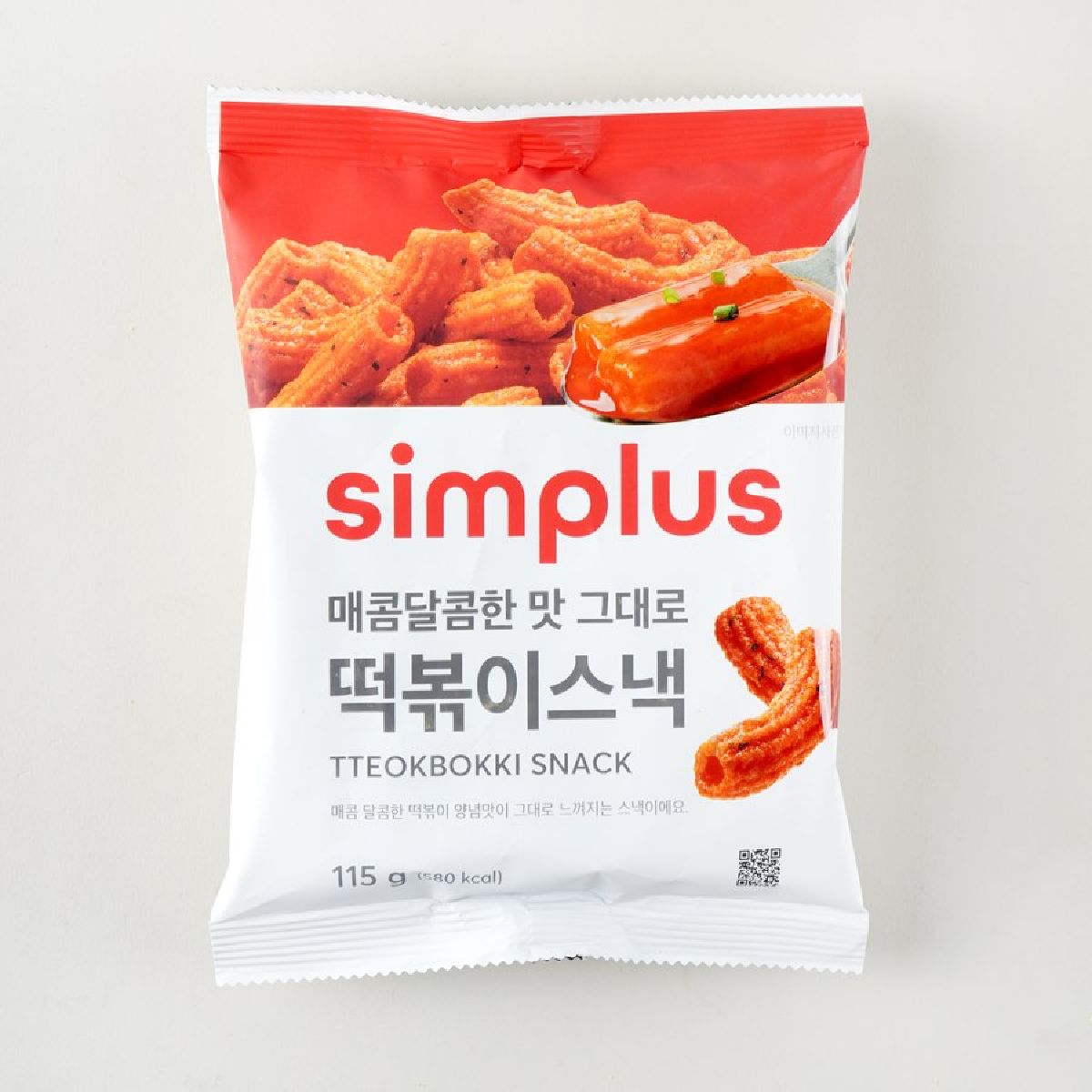 simplus 떡볶이스낵 115G