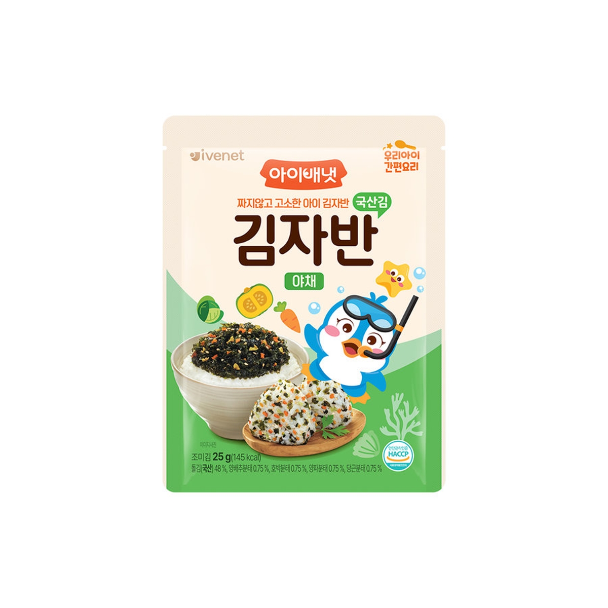 아이배냇 김자반 야채 25G