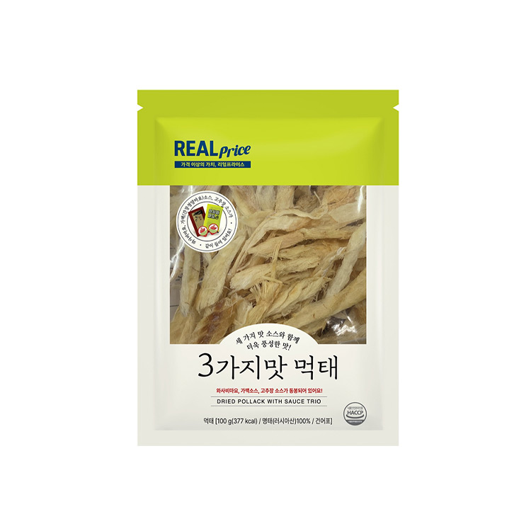 리얼)3가지맛먹태100G