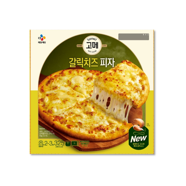 CJ 고메 갈릭치즈피자 325g