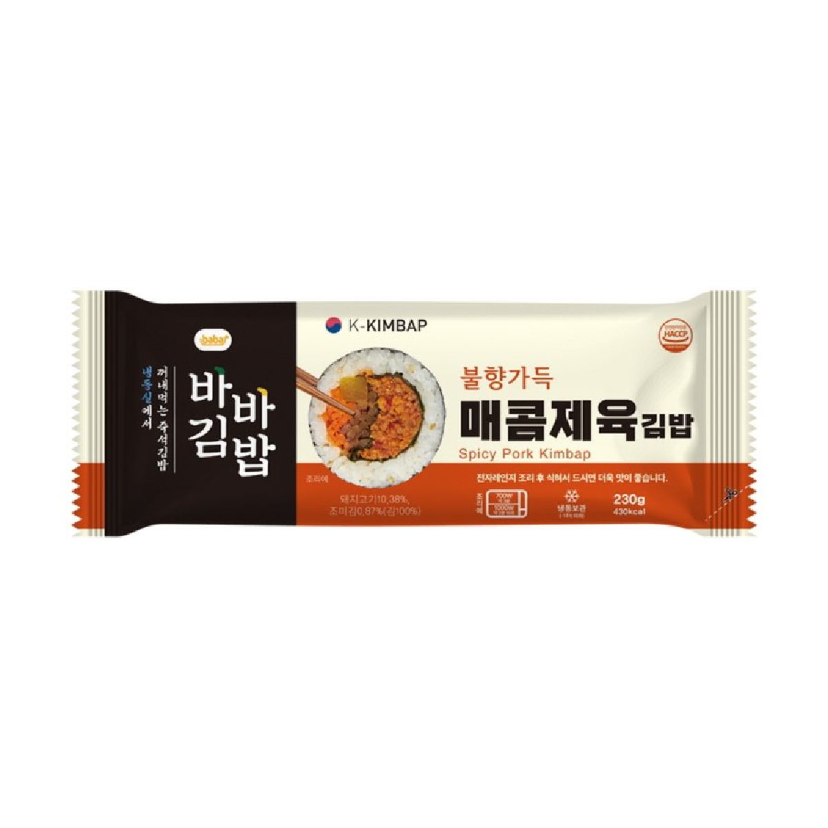 올곧 바바매콤제육김밥 230G